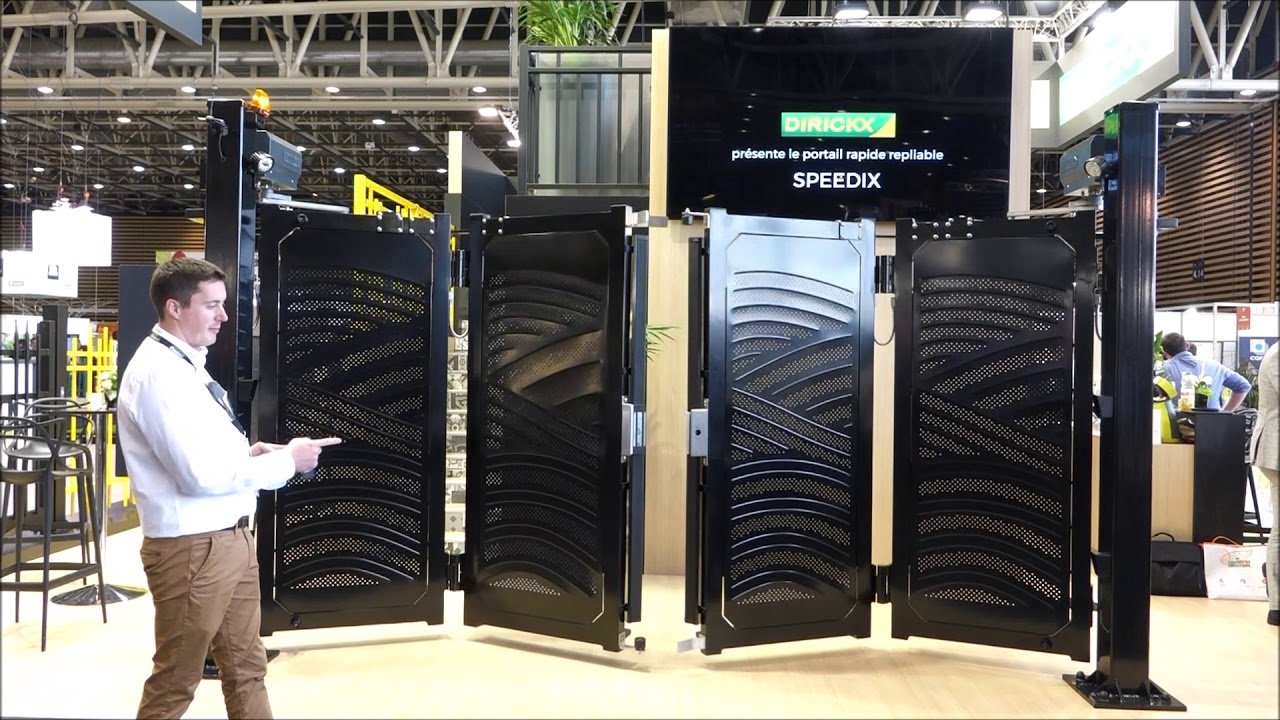 DIRICKX : Pol BEGOS présente SPEEDIX®, le nouveau portail repliable le plus rapide du marché !