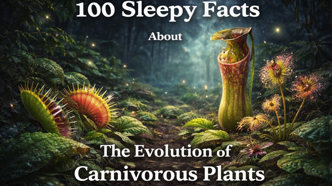 The Evolution of Carnivorous Plants To Fall Asleep To