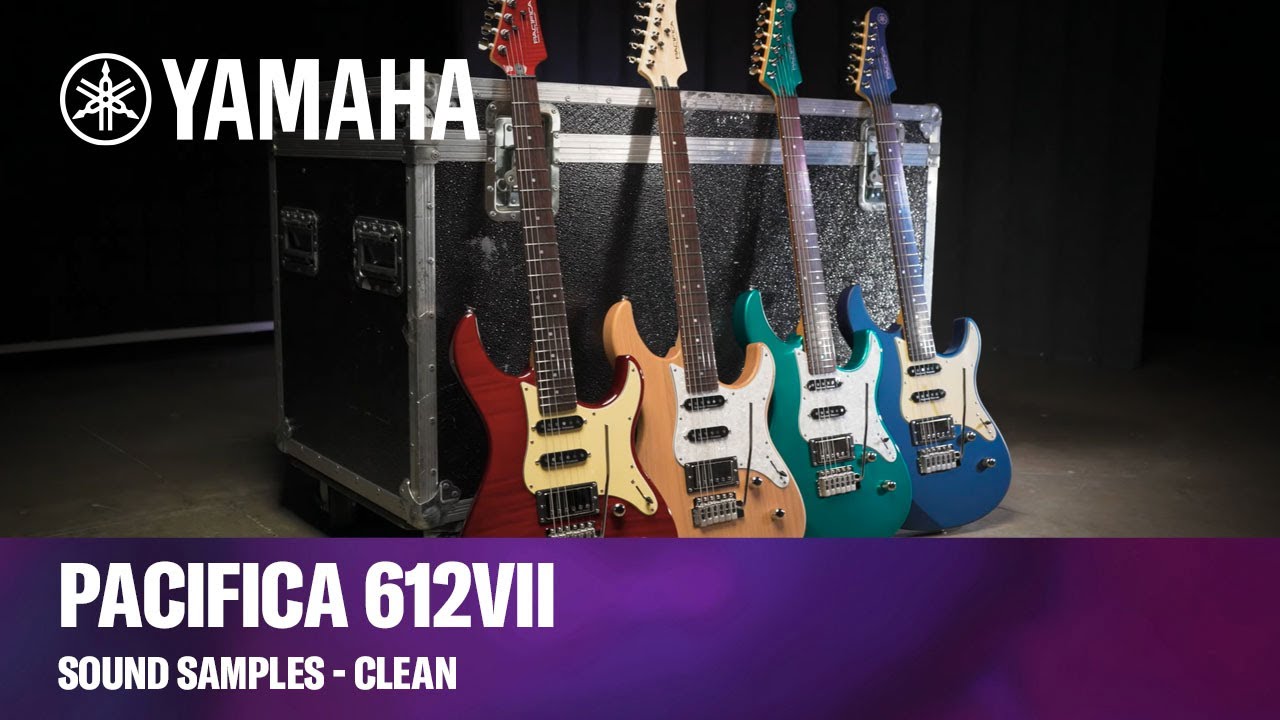 Yamaha Pacifica 612VII | Guitar Sound Samples - Clean
