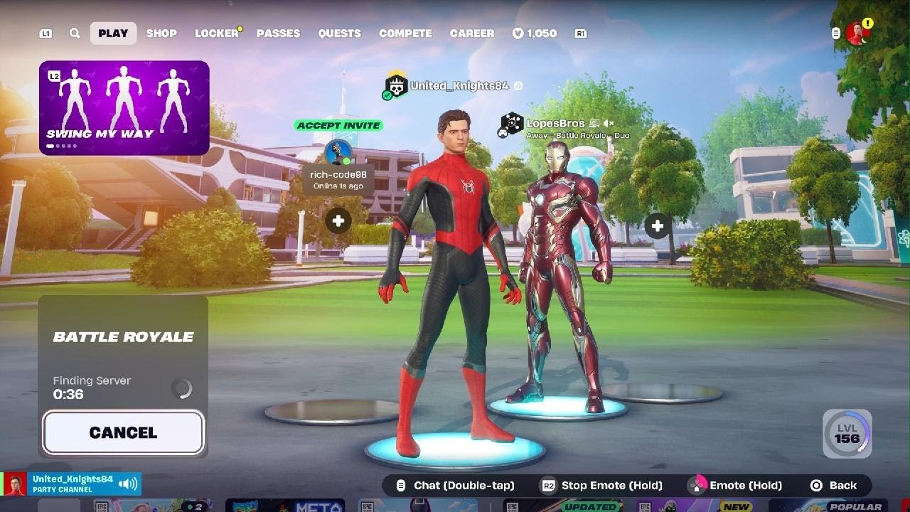 Fortnite Battle Royale |  Marvel Squad✌️ LopesBros