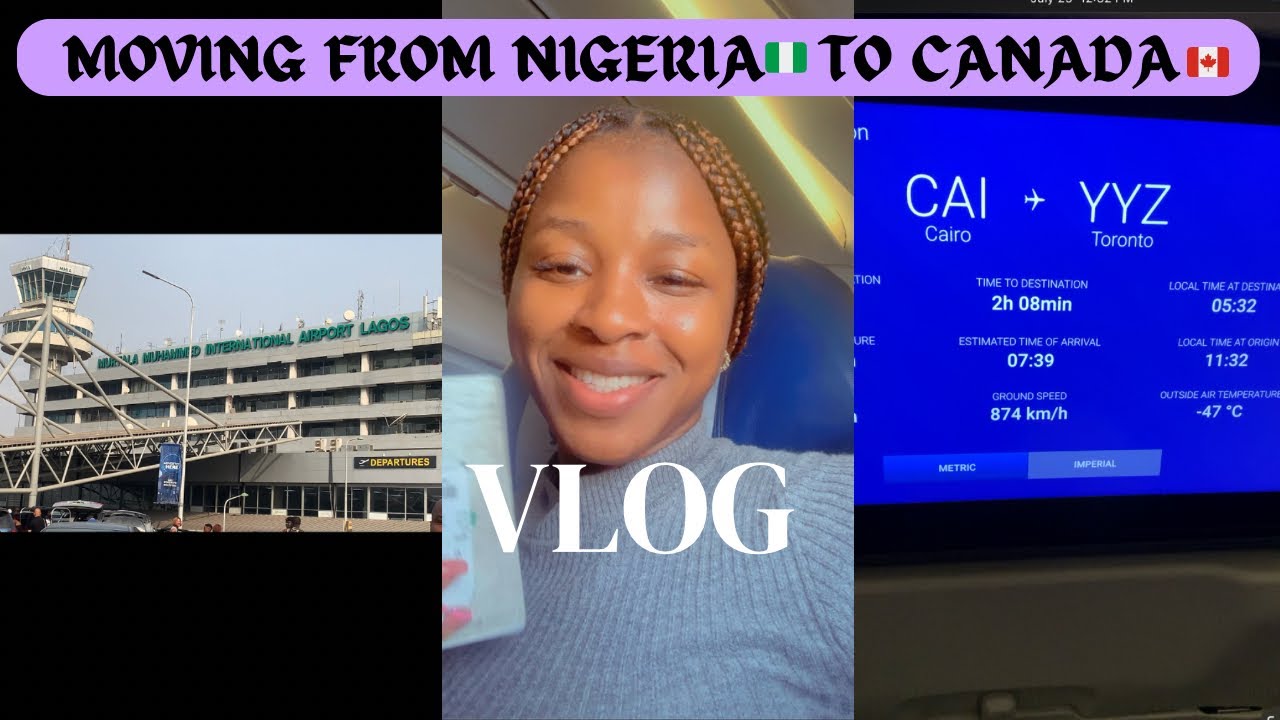 MOVING FROM NIGERIA TO CANADA | TRAVEL TECH TIPS: STAYING CONNECTED AT QATAR AIRPORT | EGYPT AIR