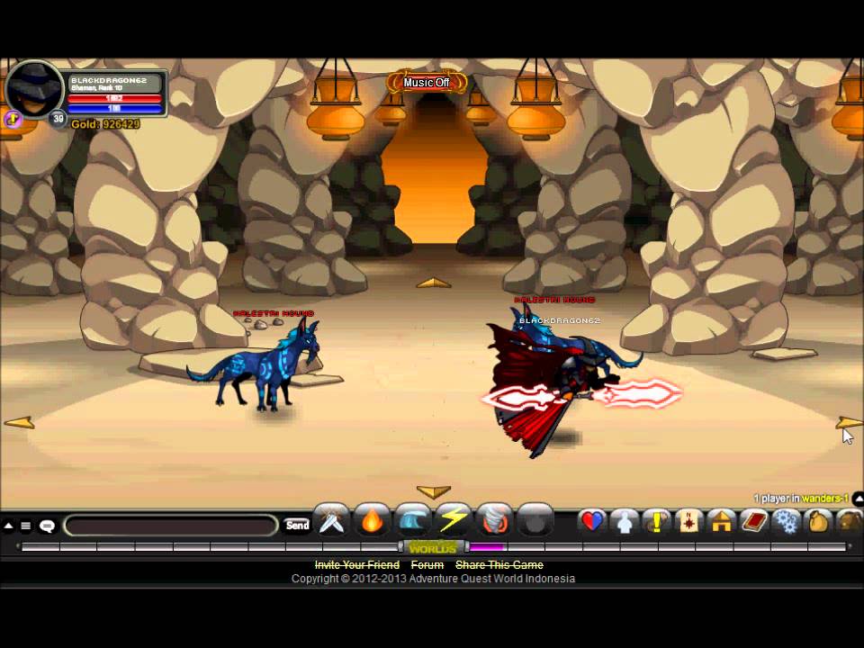 AQW:champer discover quest. /join wanders