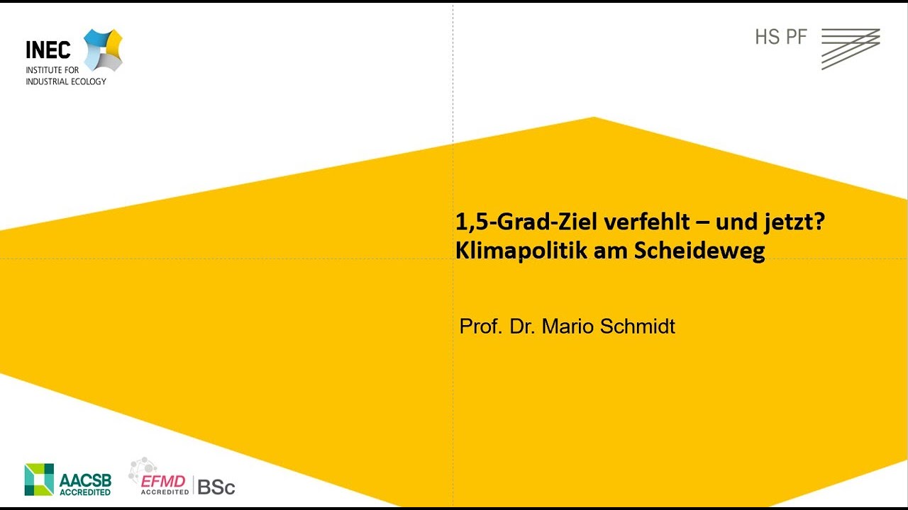 1,5 Grad-Ziel verfehlt – und jetzt? Klimapolitik am Scheideweg