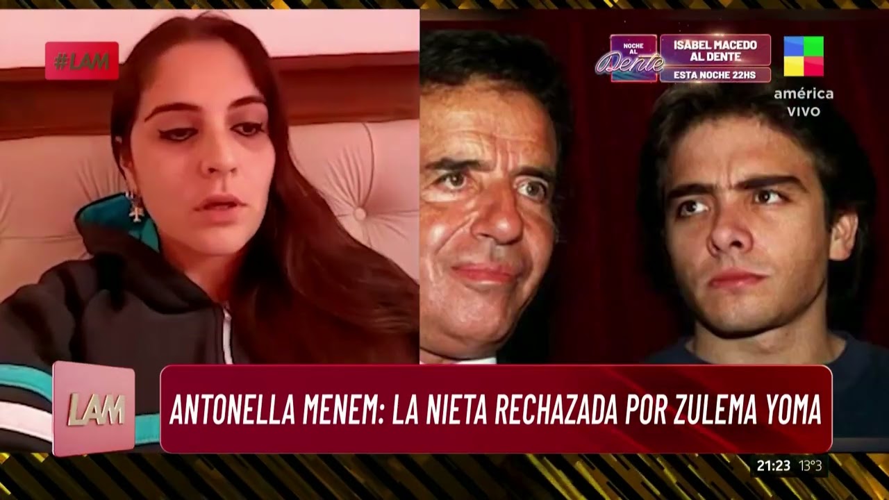 🗣️ Zulema Yoma se cansó de Carlitos Nair: 