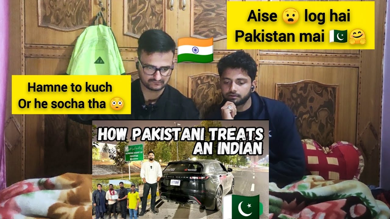 Indian boys reaction on How🇵🇰 pakistani people treat an 🇮🇳Indian in pakistan!#pakreaction #reaction