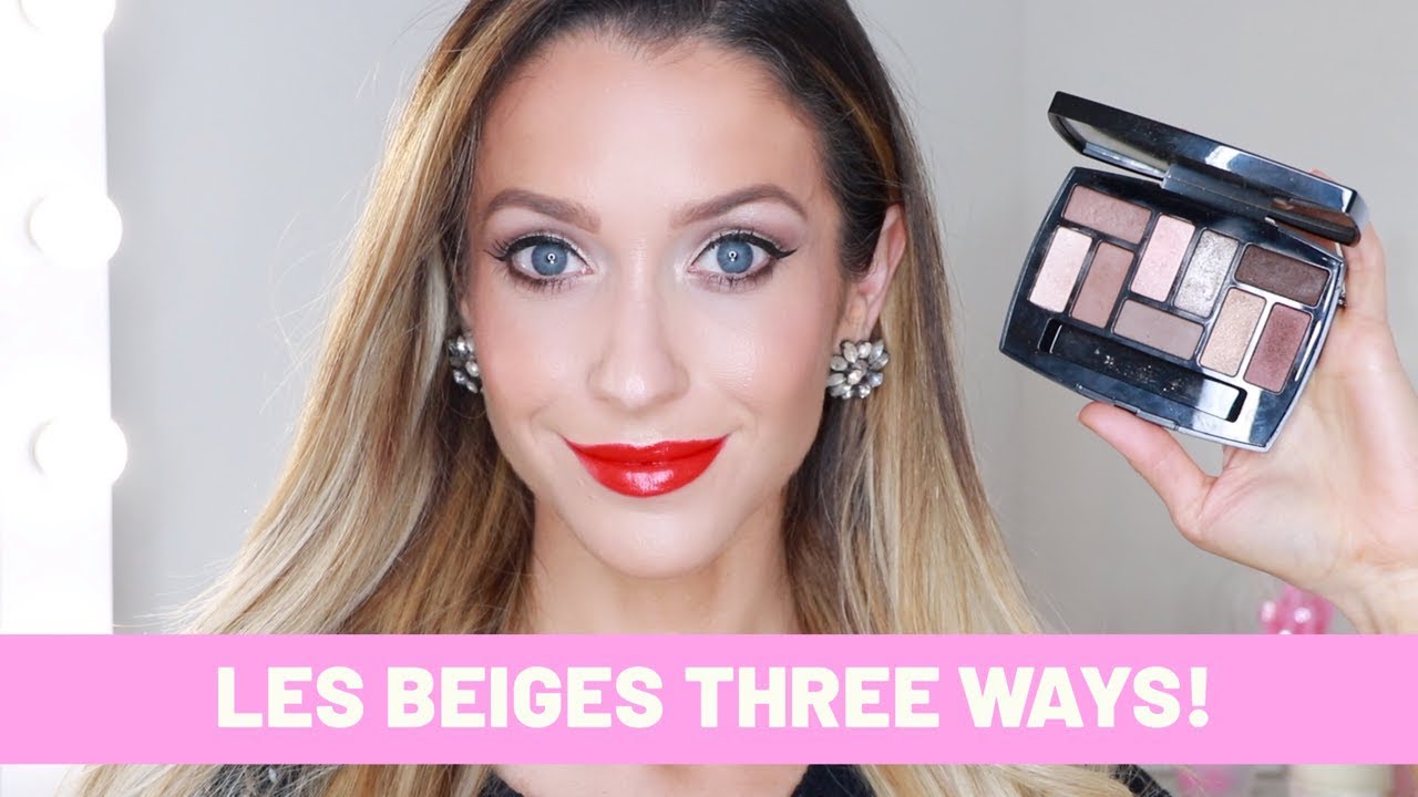 HOW TO USE CHANEL 'LES BEIGES' EYESHADOW PALETTE THREE WAYS