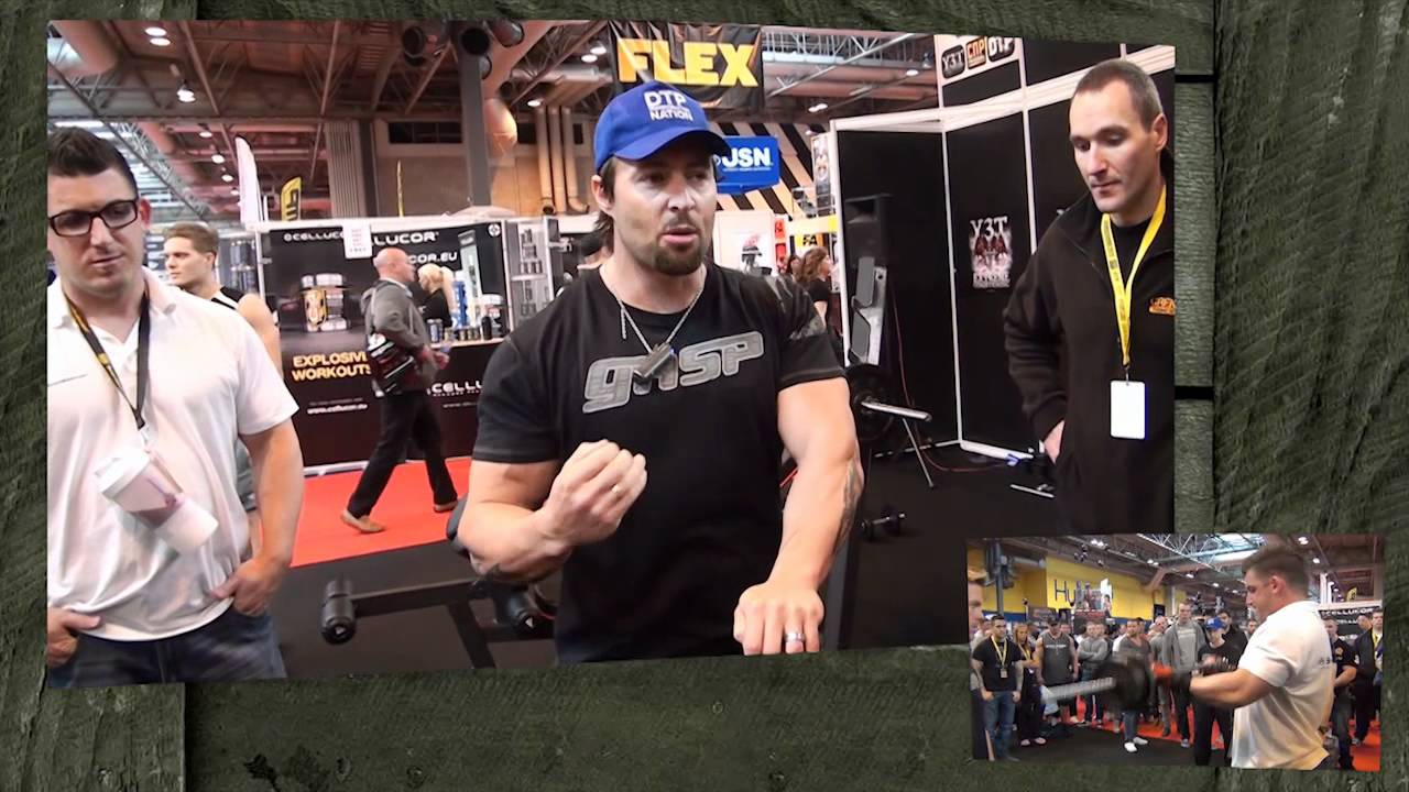 Kris Gethin DTP workout with Grenade .50 Calibre