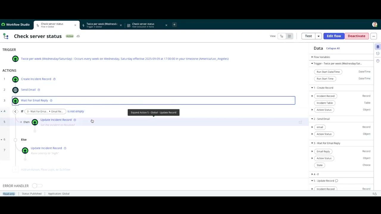 ServiceNow Zurich: новые функции Flow Designer