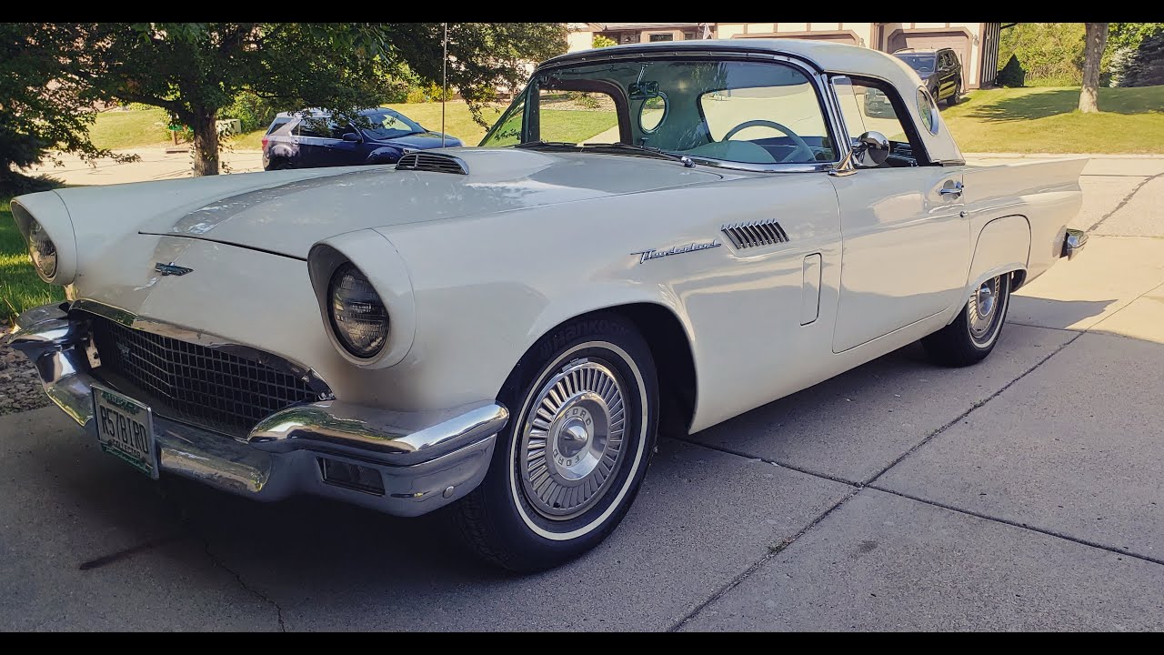 1957 Ford Thunderbird Convertible 3 Speed 312 Y Block