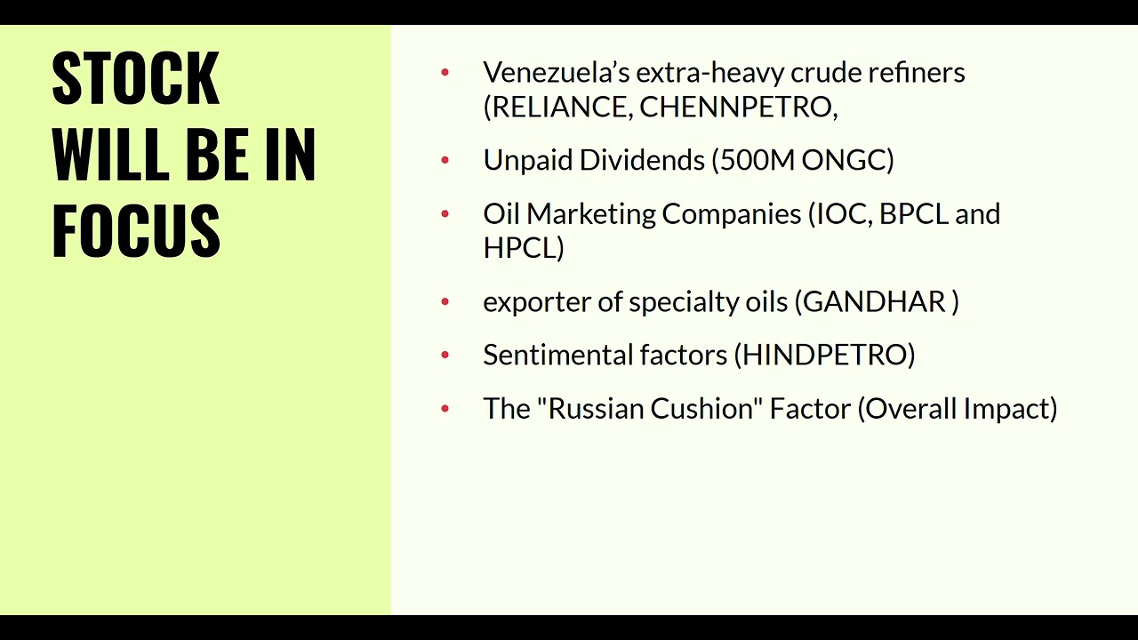 Impact of Venezuela crisis on Indian stock market