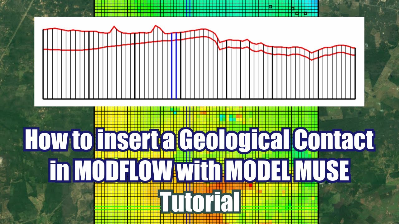 How to insert a Geological Contact in MODFLOW with MODEL MUSE