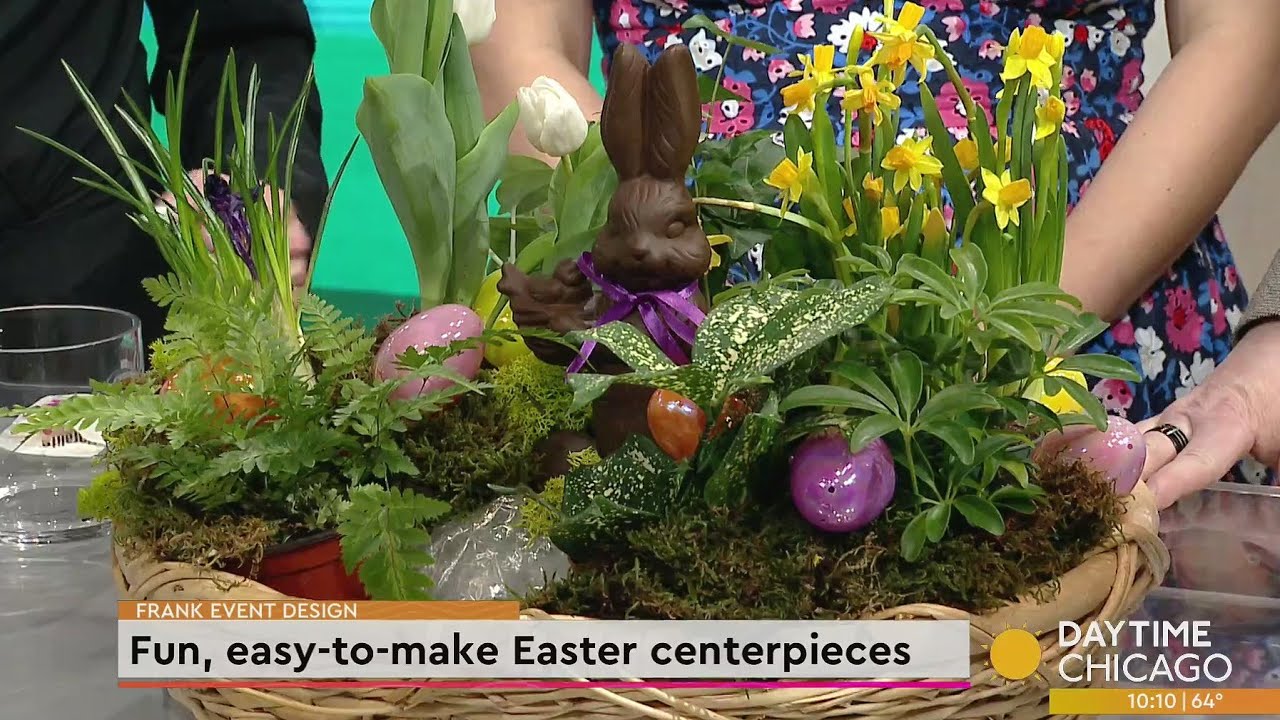 Fun, easy-to-make Easter centerpieces