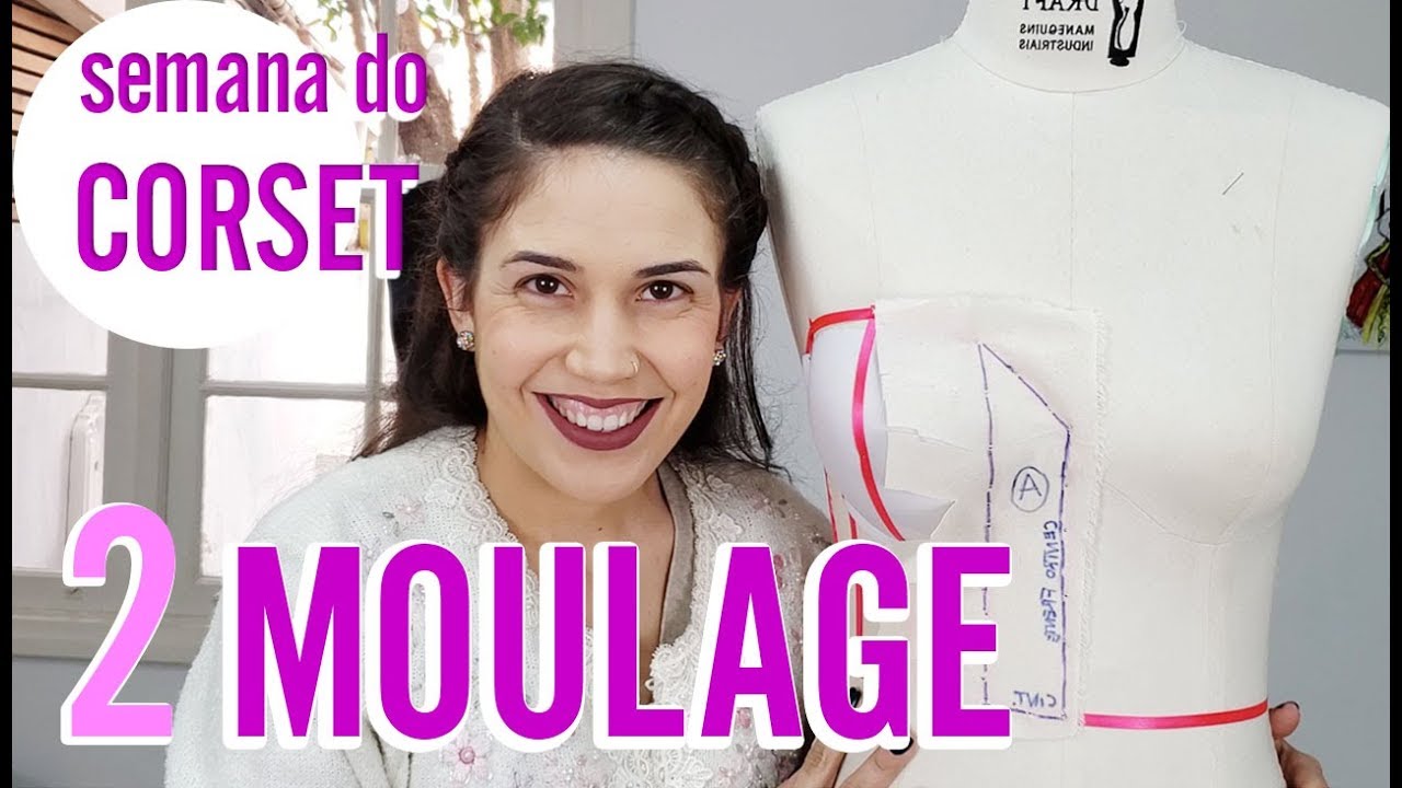 MOULAGE DE CORSET DE NOIVA I Dia 2 - Moulage #semanadocorset