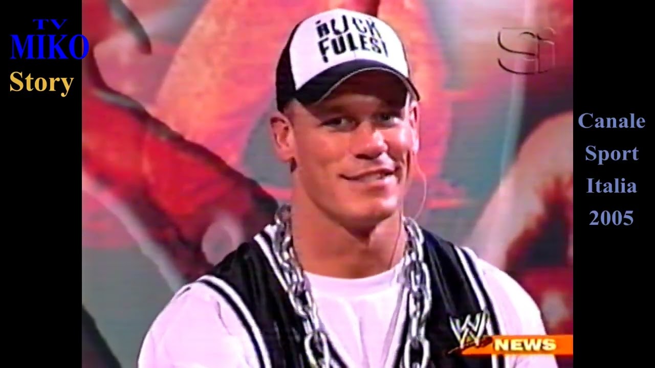 Prima volta di John Cena a sport italia con Stefano Benzi