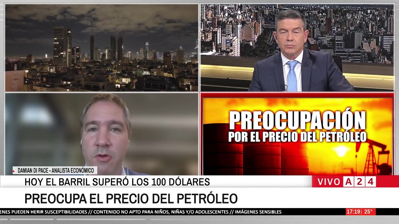 🔴 PREOCUPA EL PRECIO DEL PETRÓLEO: HOY EL BARRIL SUPERÓ LOS 100 DÓLARES