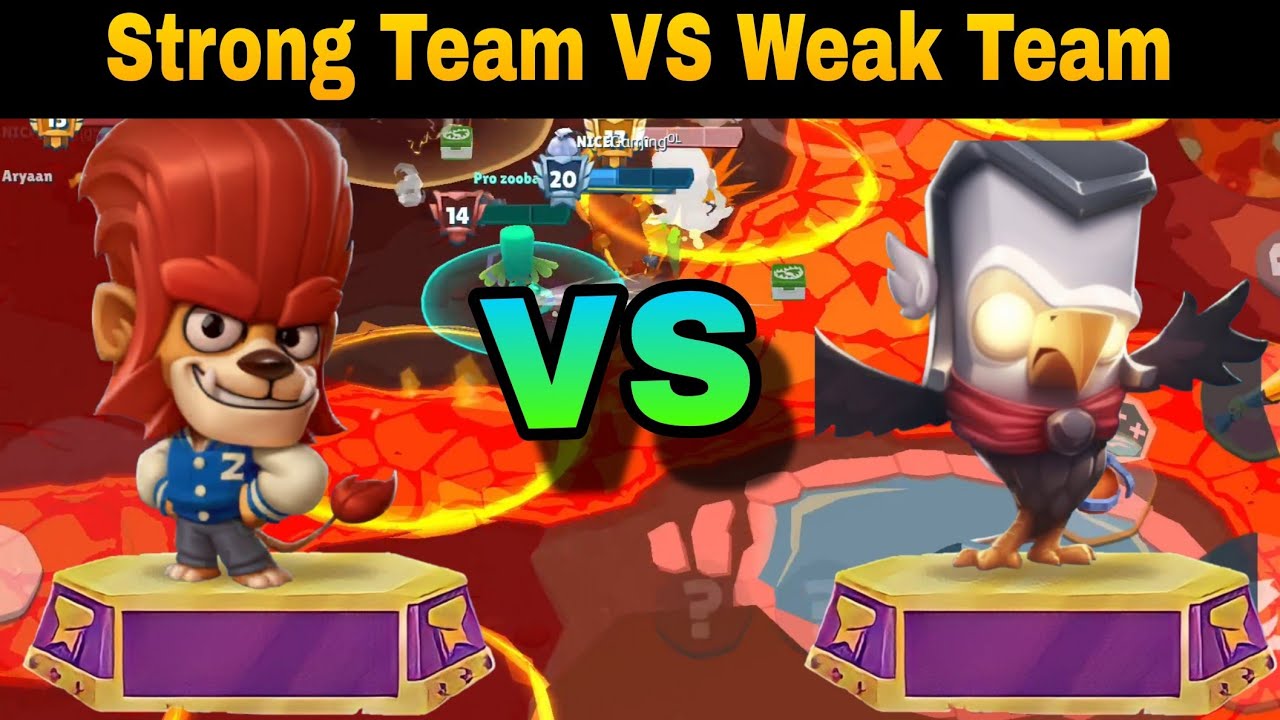 Strong Team VS Weak Team Of Zooba | Zooba