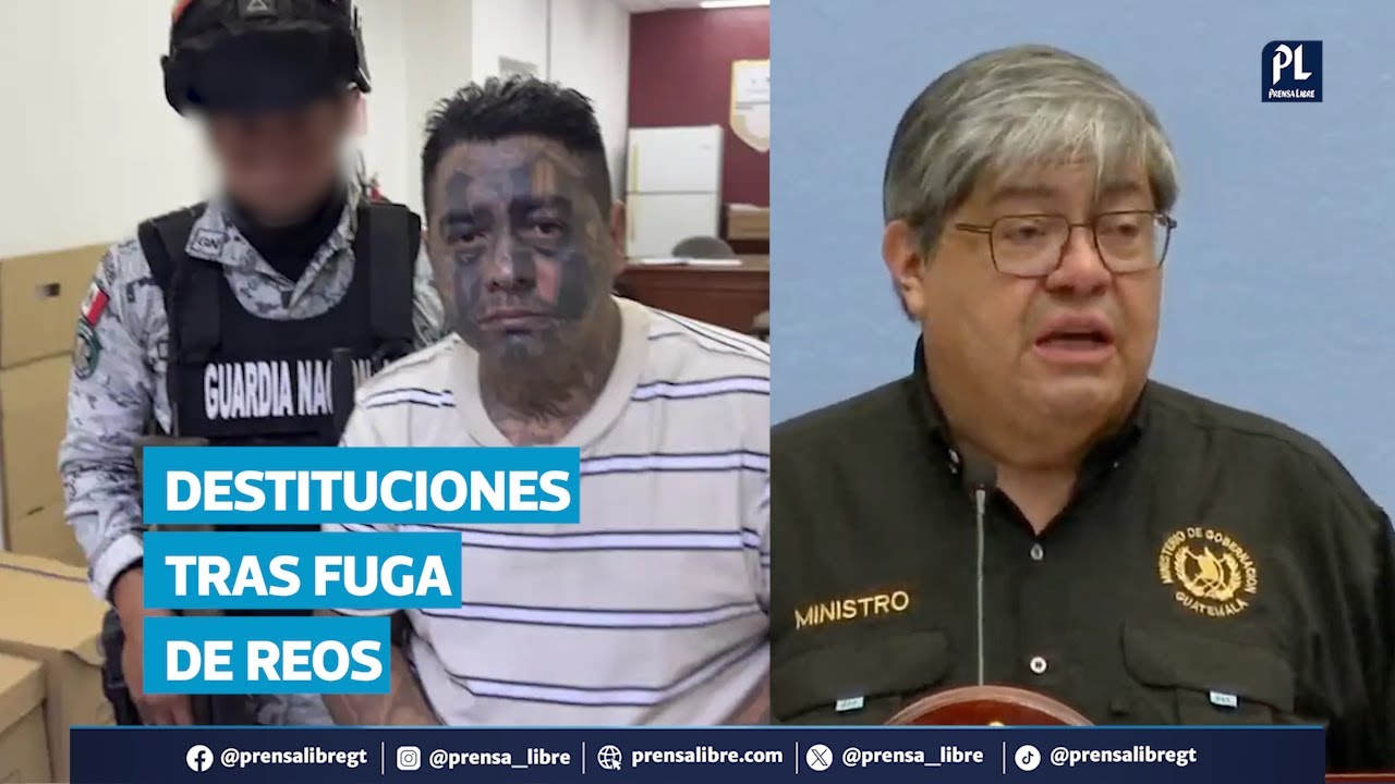 Fuga en Fraijanes 2: Gobernación destituye a funcionarios y ofrece Q150 mil por pandilleros prófugos