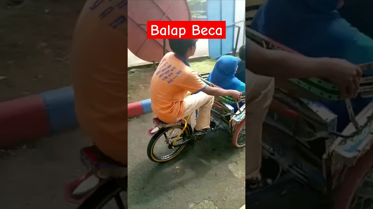 balap becak #shorts