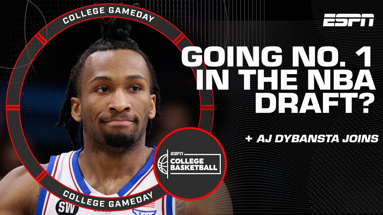 AJ Dybansta speaks on playing against Darryn Peterson + The NBA Draft | College GameDay