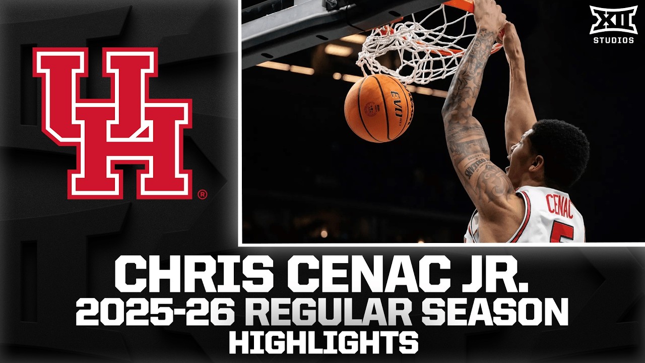 Houston's Chris Cenac Jr. Regular Season Highlights | 2025-26 Big 12 Basketball