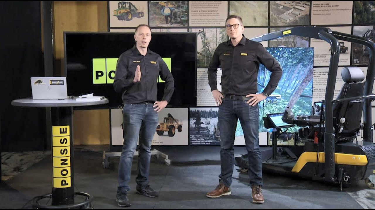Ponsse Full Simulator -  Launch event 27.1.2021. - recording