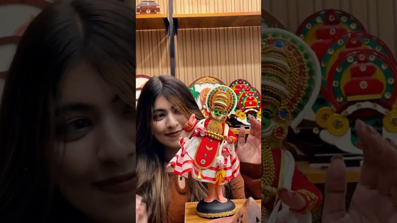 Traditional Kathakali Doll | Kerala Cultural Handicraft | Angroos Handicrafts