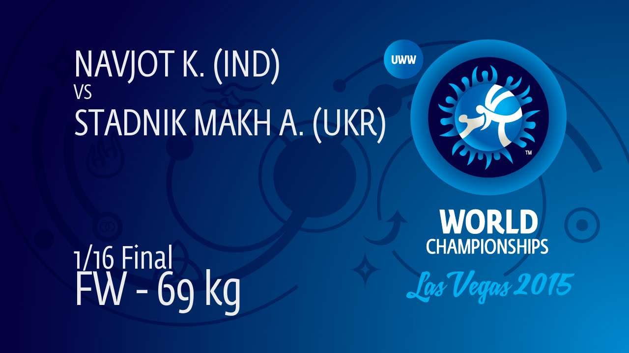 1/16 FW - 69 kg: A. STADNIK MAKH (UKR) df. K. NAVJOT (IND), 8-0