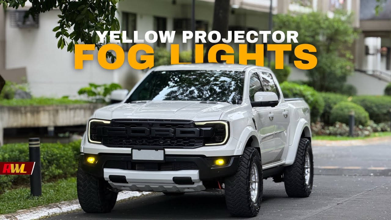 Triple Color Projector Fog lights for the Ranger Raptor