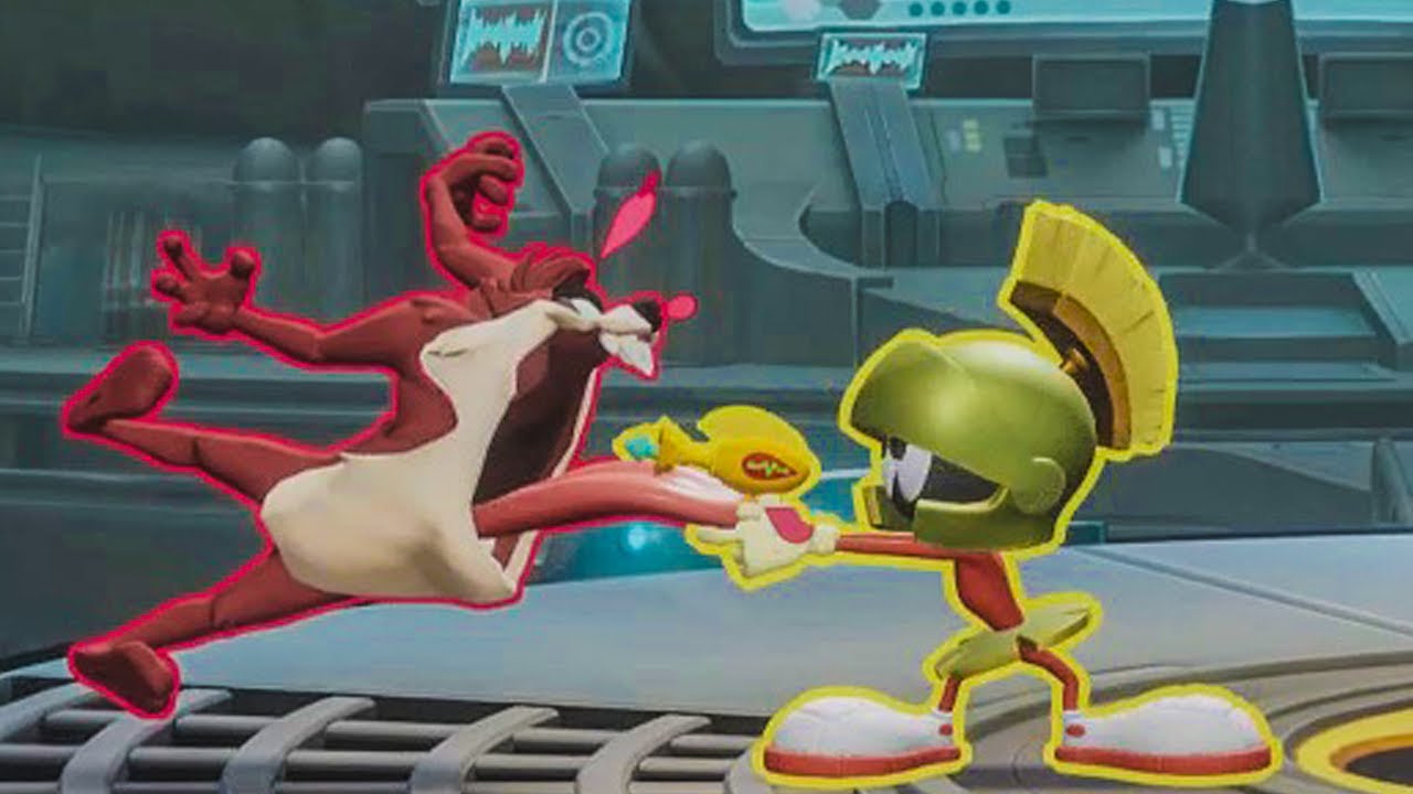 Marvin the Martian vs Taz Fight - MultiVersus HD