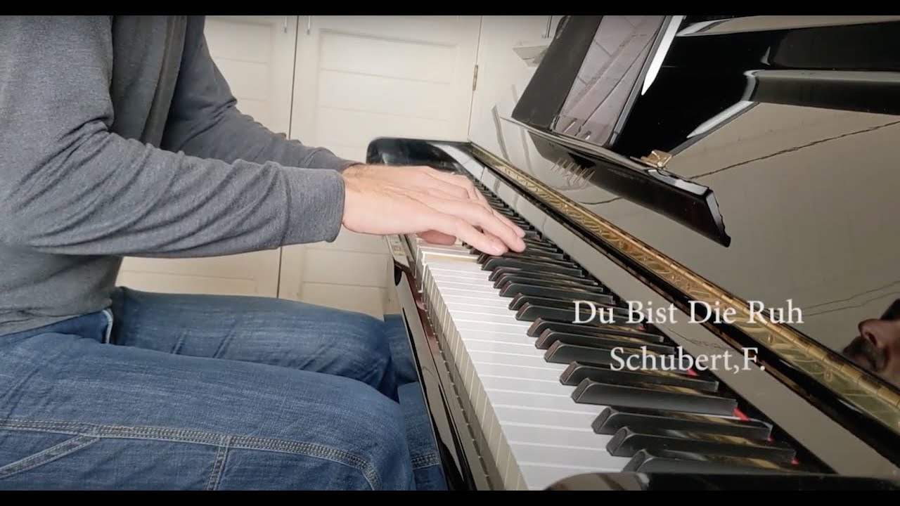 Du bist die Ruh - Schubert -  karaoke - piano accompaniment