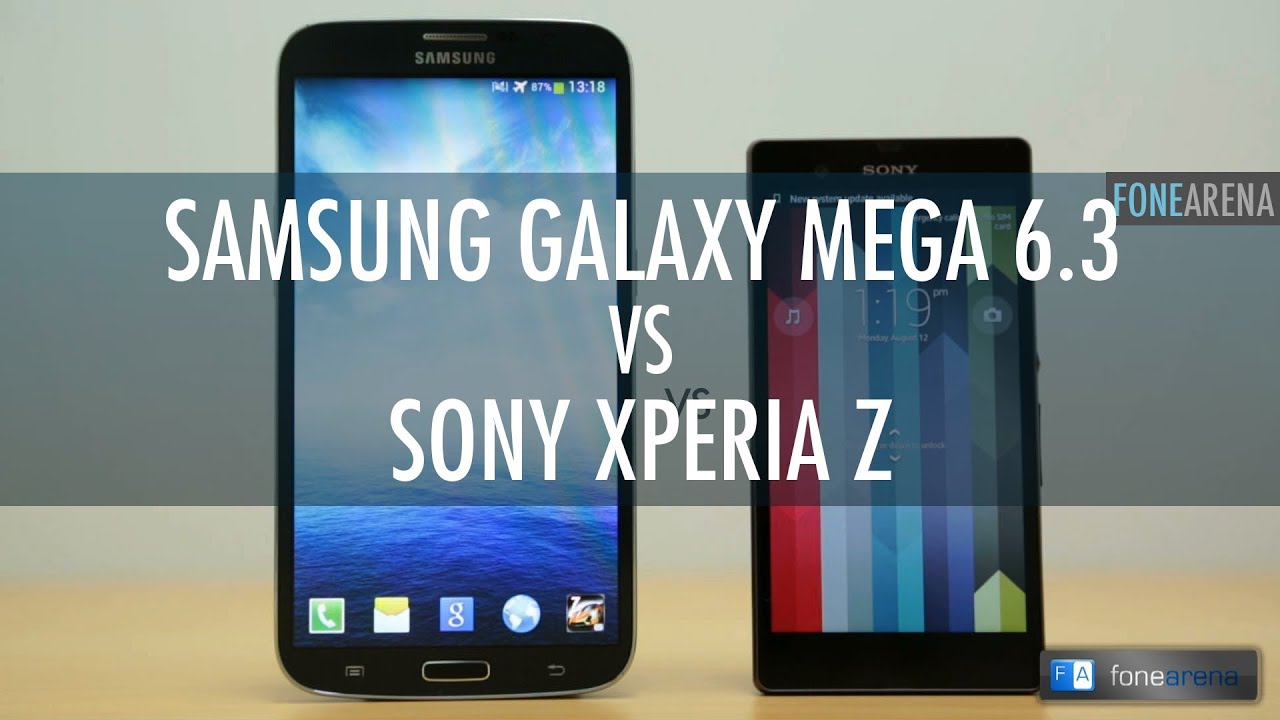 Samsung Galaxy Mega 6.3 Vs Sony Xperia Z