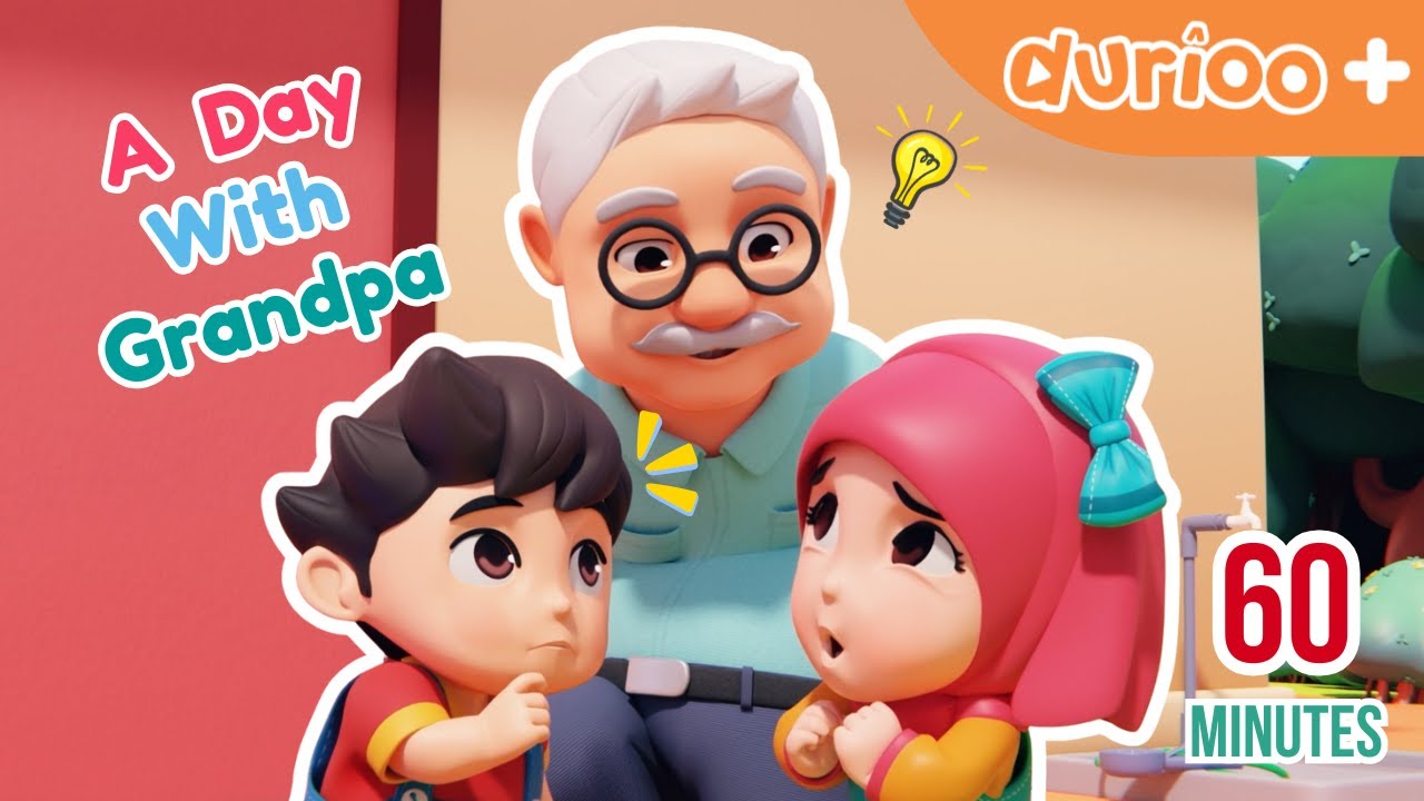 🌙 Alif & Anis 🎞️ A Day with Grandpa | From the Makers of Omar & Hana | Durioo+