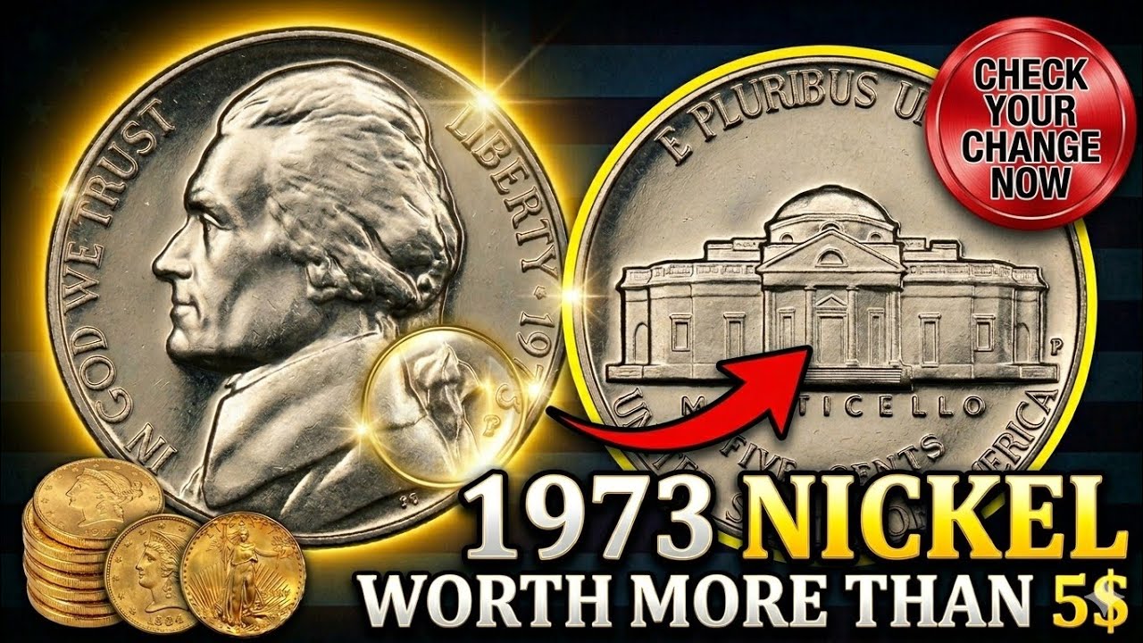 🚨Rare 1973 Jefferson Nickel Coins That Could Be Worth More Than 5 Cents🪙🇺🇸🔥