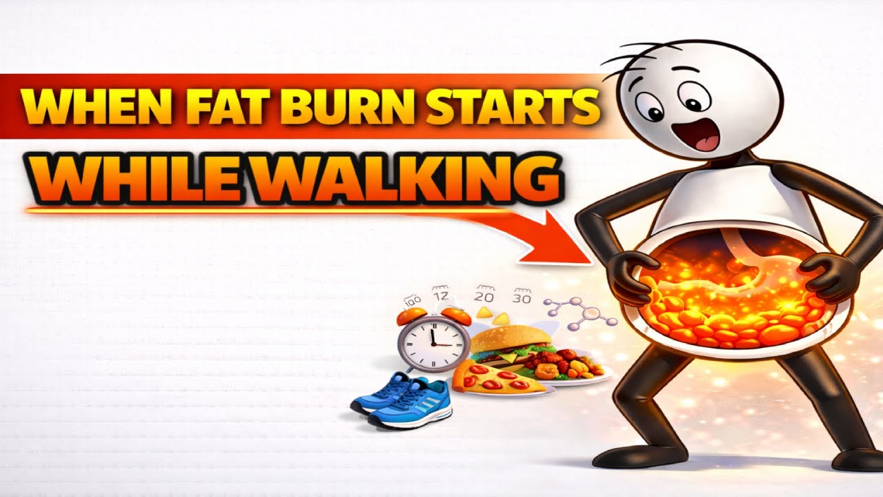 When Does Your Body Actually Start Burning Visceral Fat While Walking?