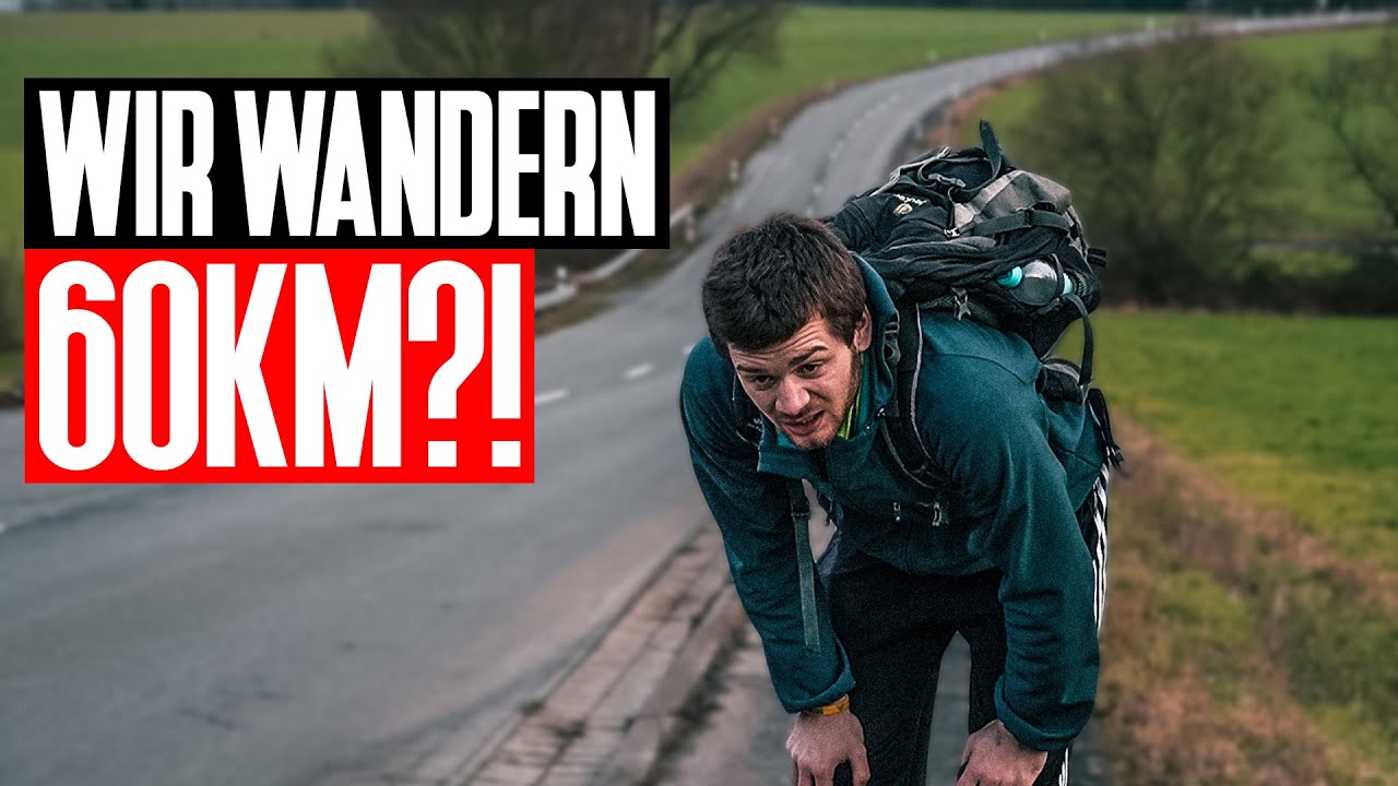 60KM WANDERN OHNE PAUSE?! / Wir laufen 14h am St&uuml;ck! | Freerunning Schlappen