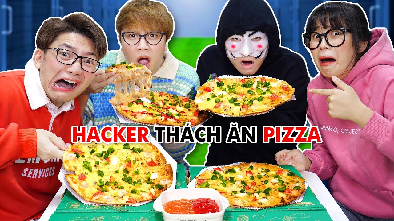 Thử Thách Ai Ăn Pizza Cuối Cùng VS 2 HACKER - *Chúng Tôi Đã Mở Được Điện Thoại Hacker*