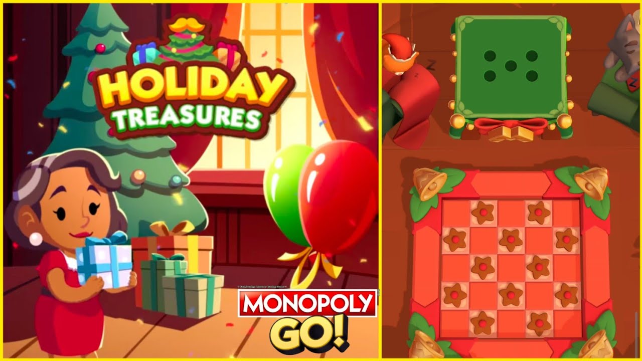 Monopoly Go: Holiday Treasures - 320 Hammer 🔨- Level 1 to 15 Complete #monopolygo #viralvideo #games