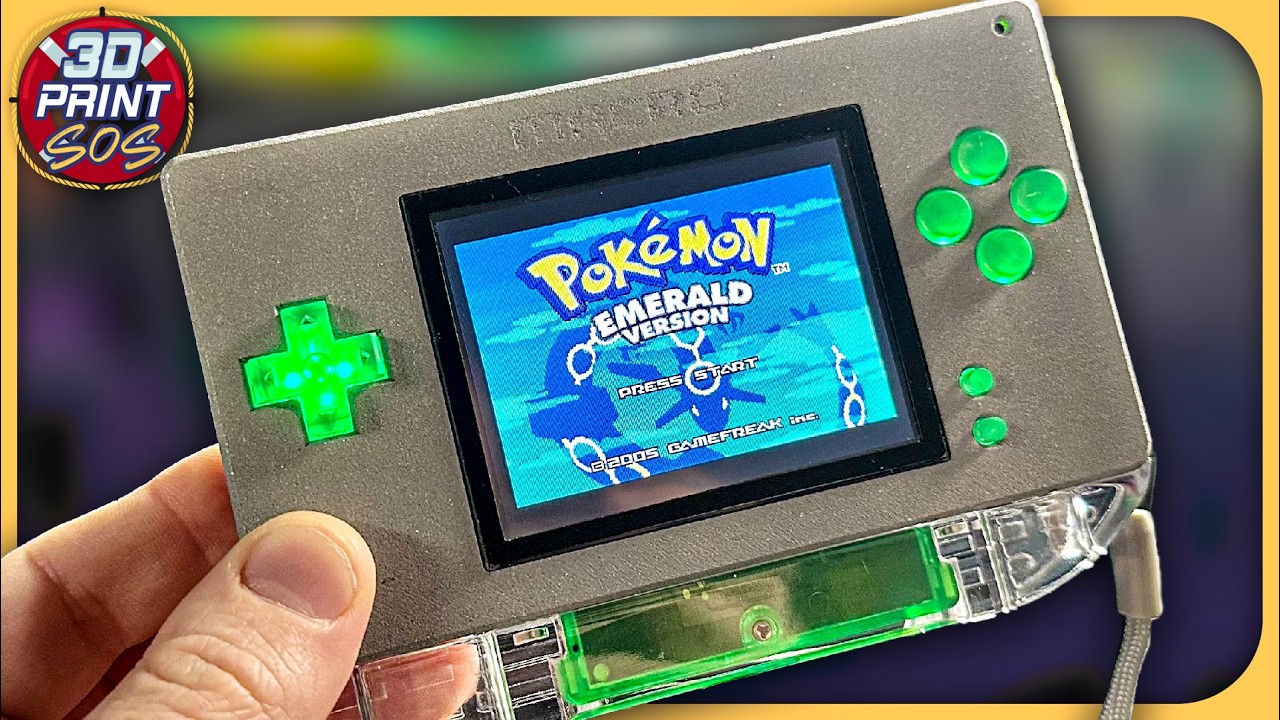 This 3D Printed Metal GameBoy MACRO Case Changes Everything