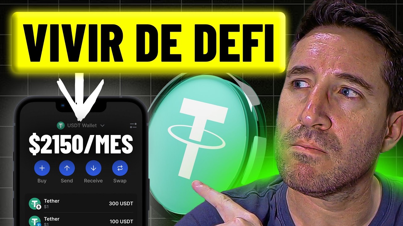 C&oacute;mo vivir de DeFi generando un 55% con stablecoins en 2025