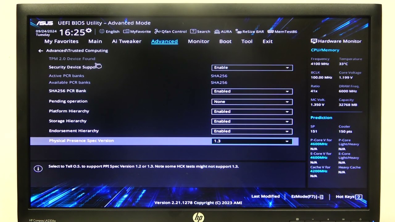 How To Enable & Disable Security Device Support On ASUS Z690 Series Motherboard