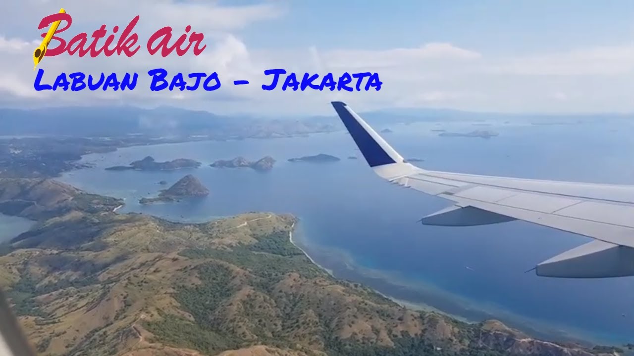 Batik Air Labuan Bajo - Jakarta ID 6523 | Airbus A320 Take Off Komodo Airport