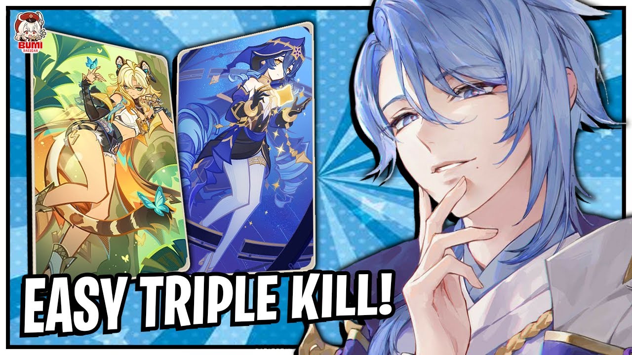 WOAH! Triple Kill! Ayato Hypercarry | Genshin TCG