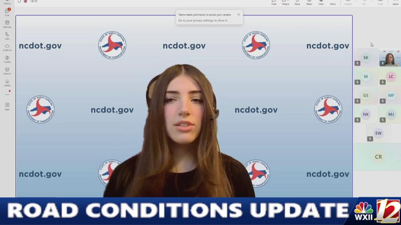 NCDOT gives an update on road conditions