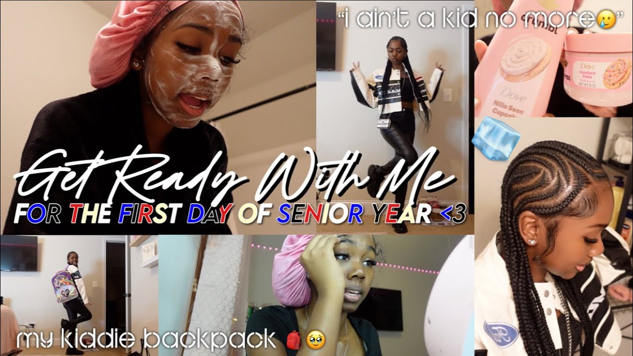 GRWM for the first day of senior year⭐️ |outfit, hair & more!!| Camryn Attis #school #grwm