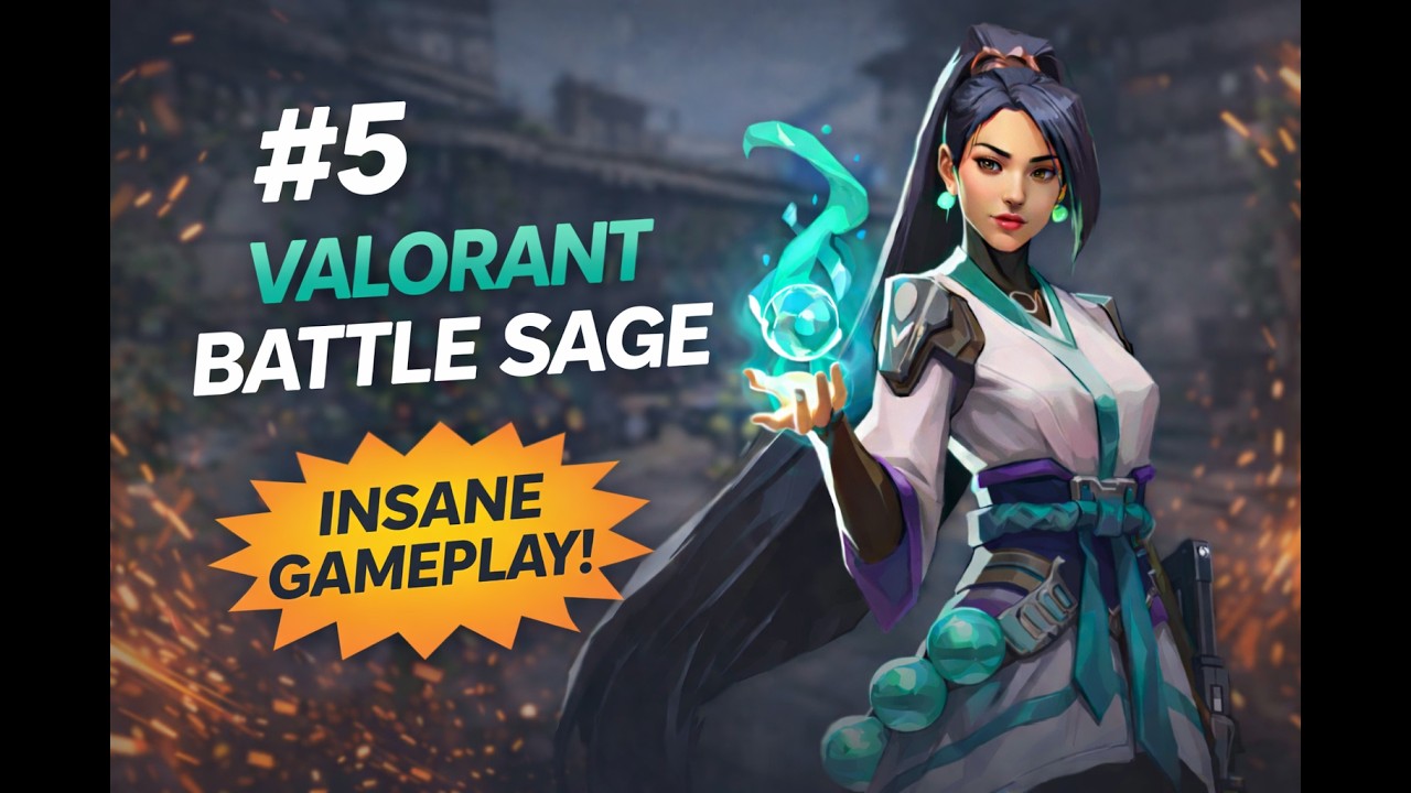 Valorant GamePlay Battle Sage #5 🔥| Valorant India