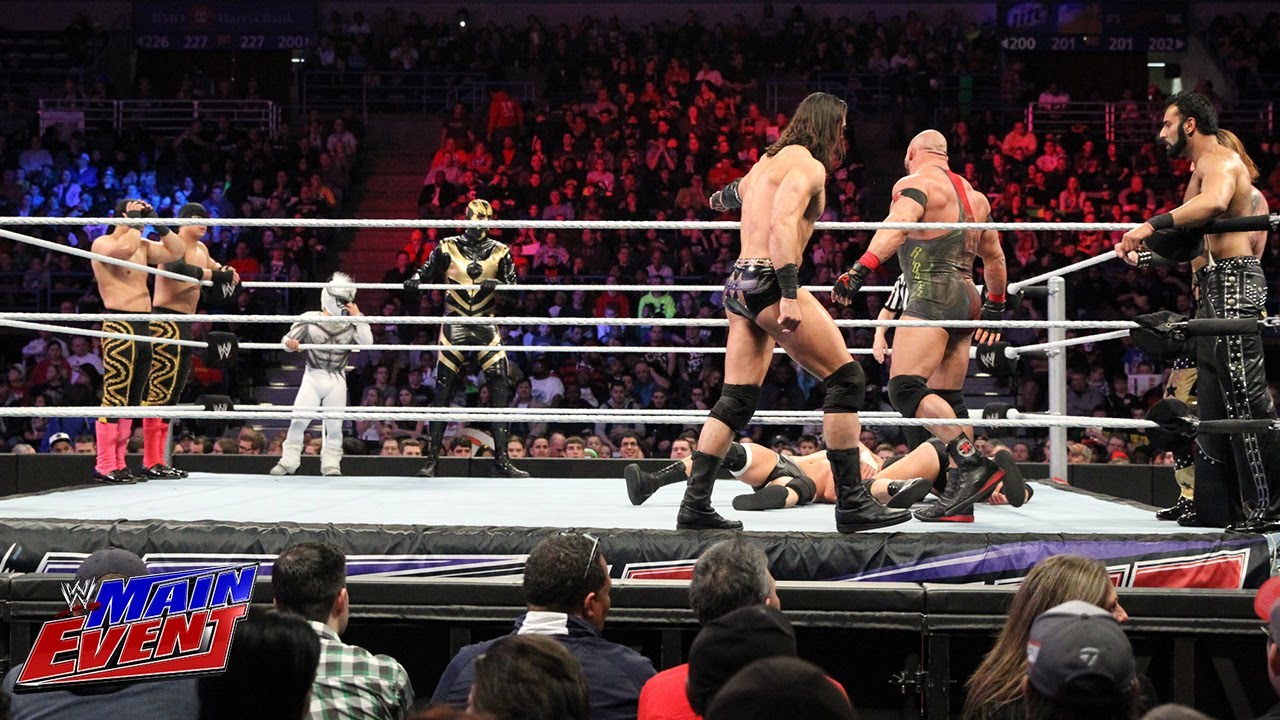 The Brotherhood, Los Matadores & El Torito vs. Rybaxel & 3MB: WWE Main Event, Feb. 26, 2014