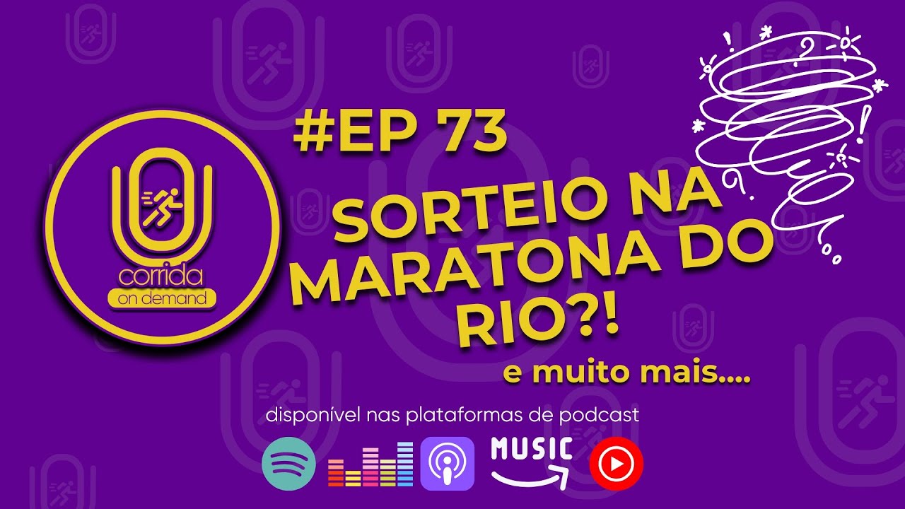 # 73 - Maratona do Rio 2026, sorteio, percurso novo e lançamentos de tênis!