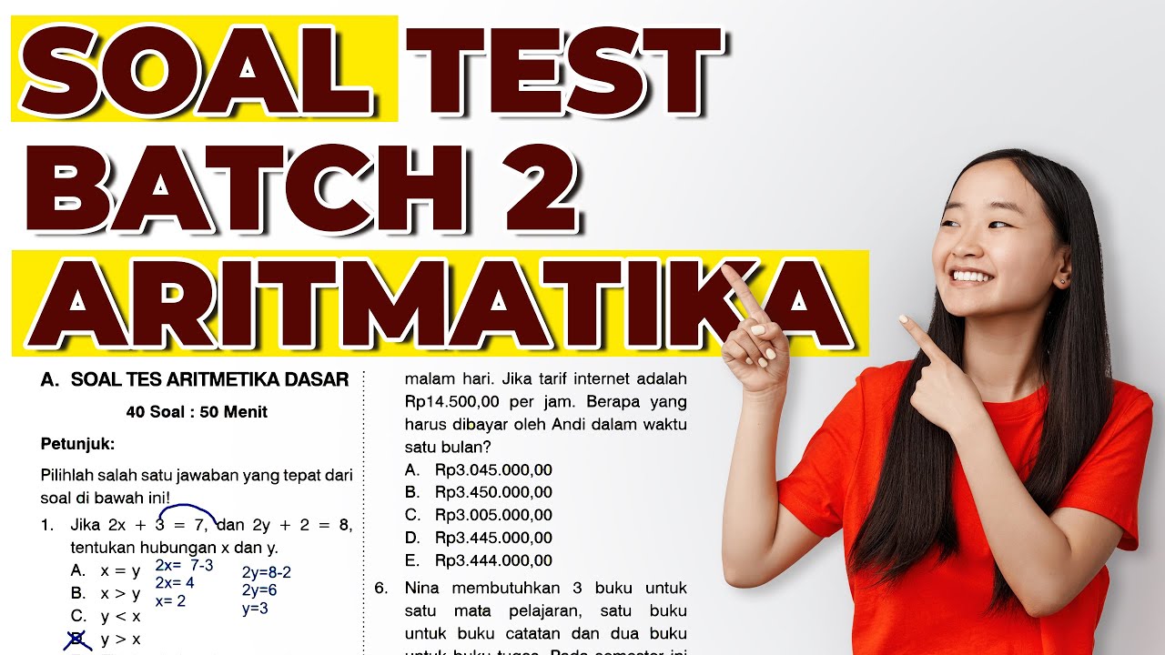 SOAL TEST BATCH 2 ARITMATIKA DASAR BUMN