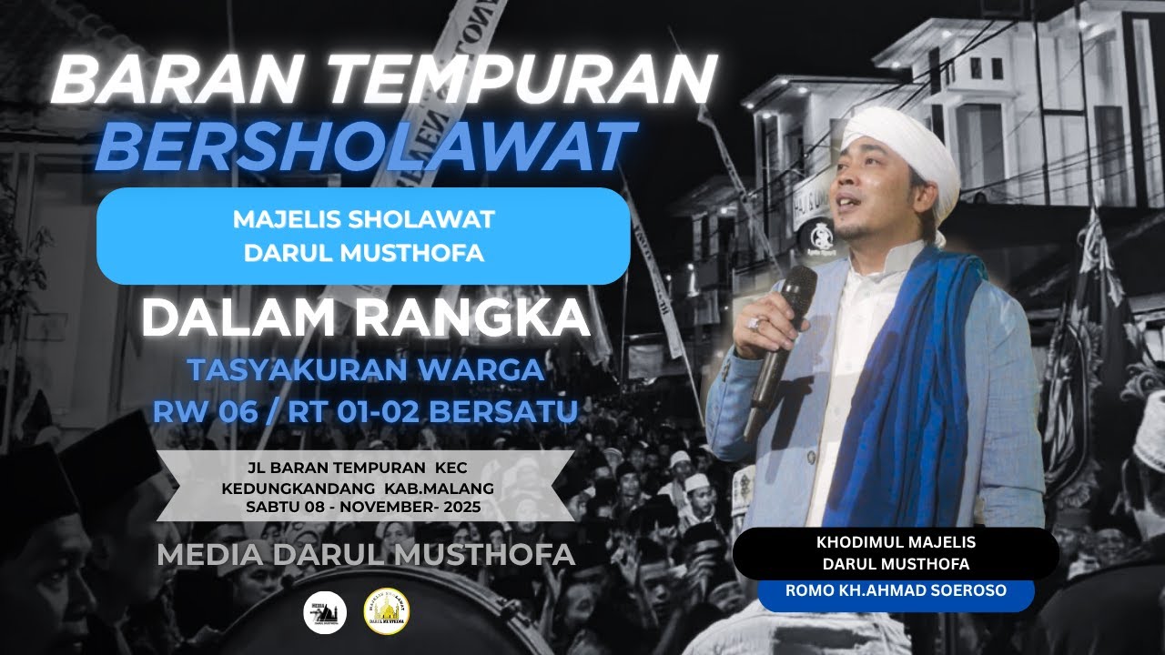🔴🔵 [LIVE] BARAN TEMPURAN CEMOROKANDANG BERSHOLAWAT || BERSAMA MAJELIS DARUL MUSTHOFA