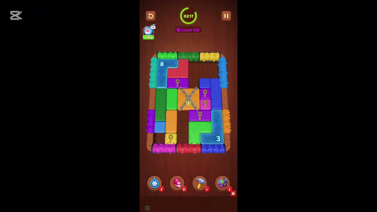 Wood Block Jam Levels 155&ndash;161 | Full Walkthrough & Solutions